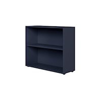 Youth 2 Shelf Bookcase in Blue