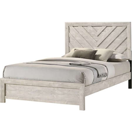 Valor Rustic King Panel Bed