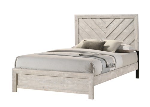 Valor Rustic Queen Panel Bed