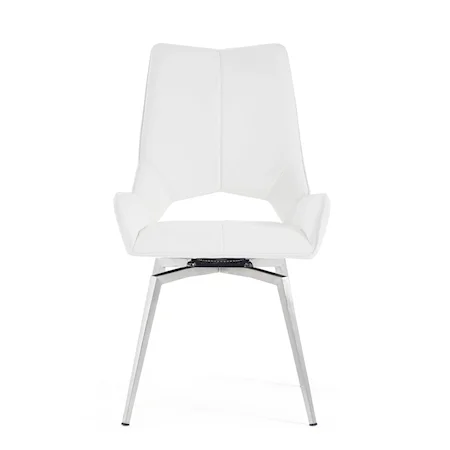 Contemporary Swivel Dining Arm Chair