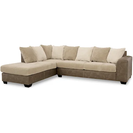 2-Piece Sectional with Chaise