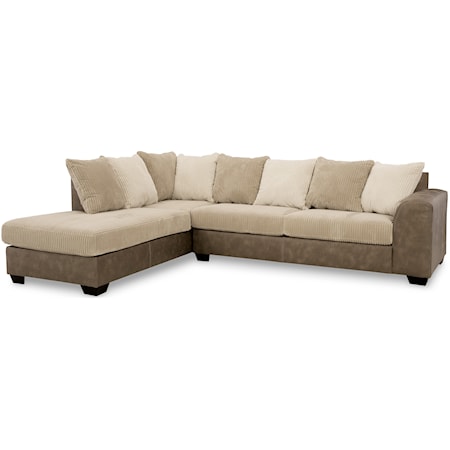 2-Piece Sectional with Chaise