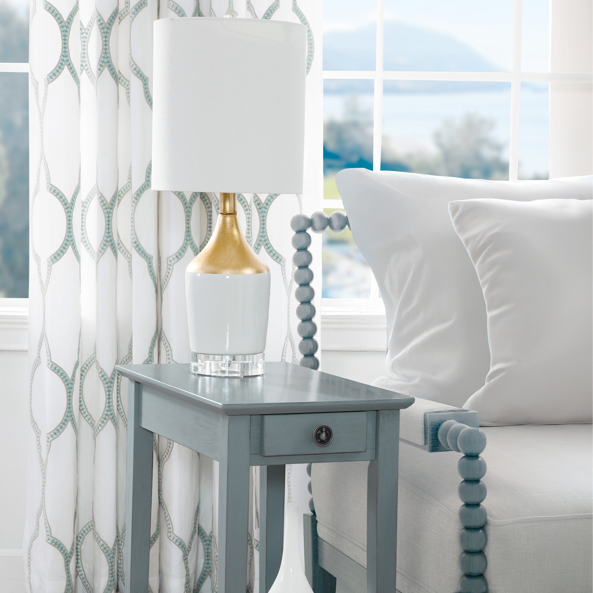 Contemporary TV Center with Storage