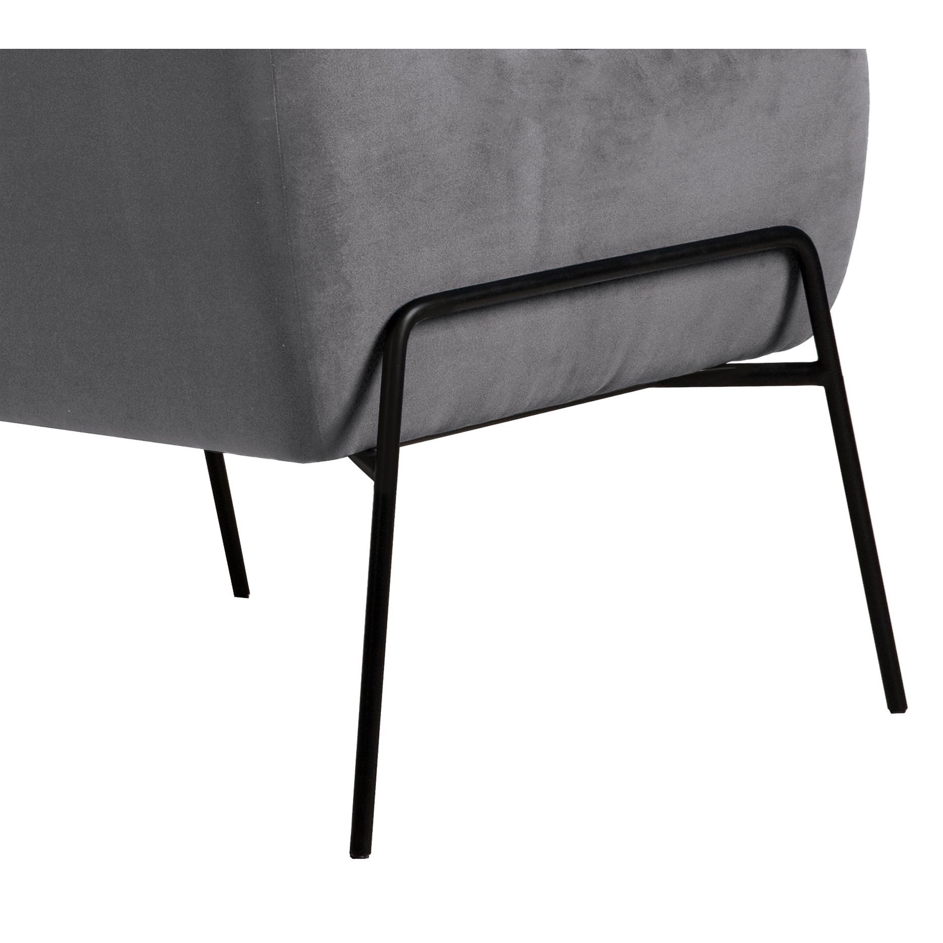 Armen Living Karen- Accent Chair with Throw Pillow