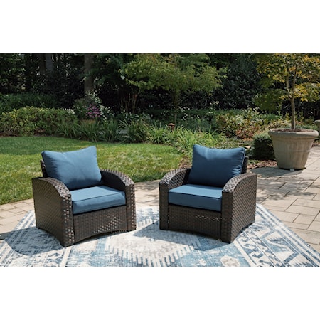 Outdoor Lounge Chair with Cushion