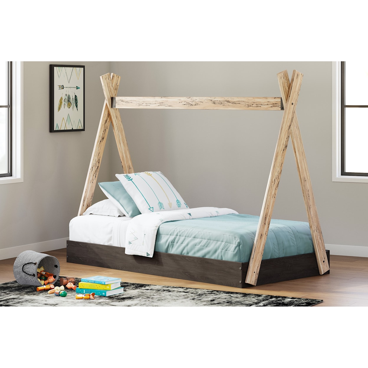 Ashley Signature Design Piperton Twin Tent Bed