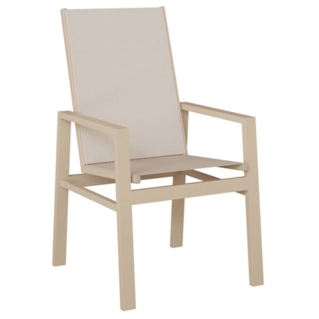High Back Sling Dining Chair