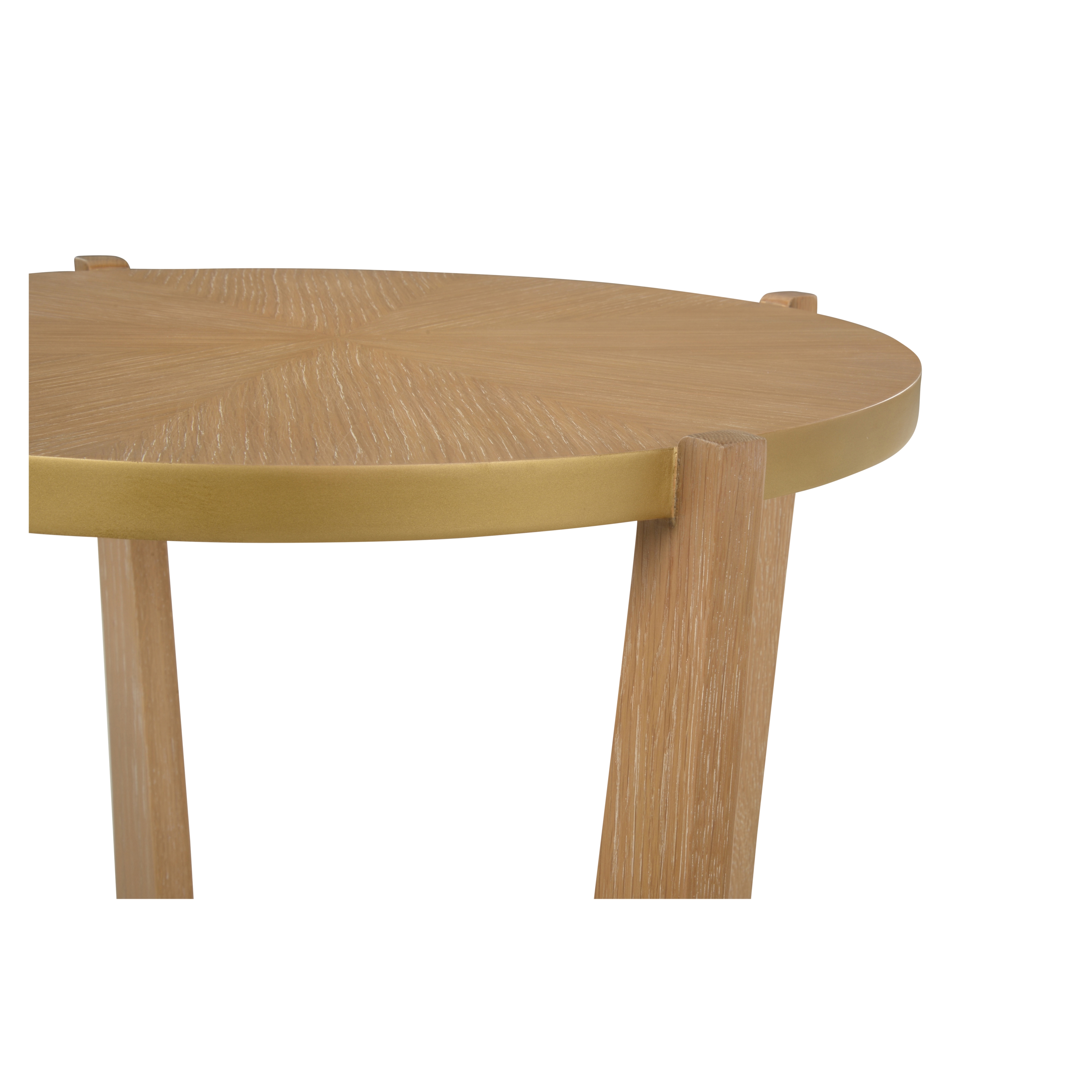 Chelsea House Jamie Merida Ardoise Side Table - Cerused Oak