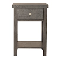 Contemporary Drawer Chair Side Table