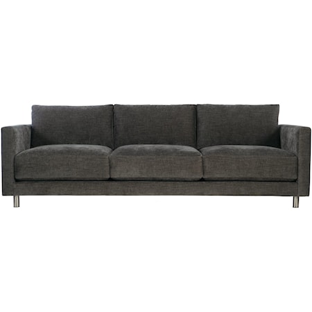 Dakota Leather-Fabric Sofa