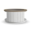 Flexsteel Casegoods Melody Round Coffee Table w/ Casters