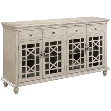 Four Door Four Drawer Credenza