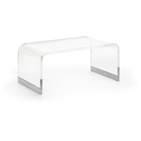 Waterfall Coffee Table - Nickel