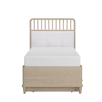 Farmhouse Youth Wood Twin Bed with Trundle