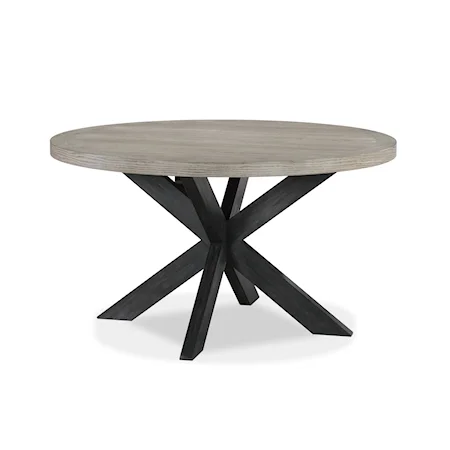 Stevens Contemporary Two-Tone Dining Table