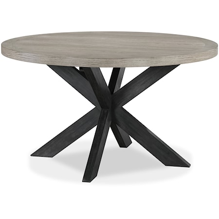 Stevens Contemporary Two-Tone Dining Table