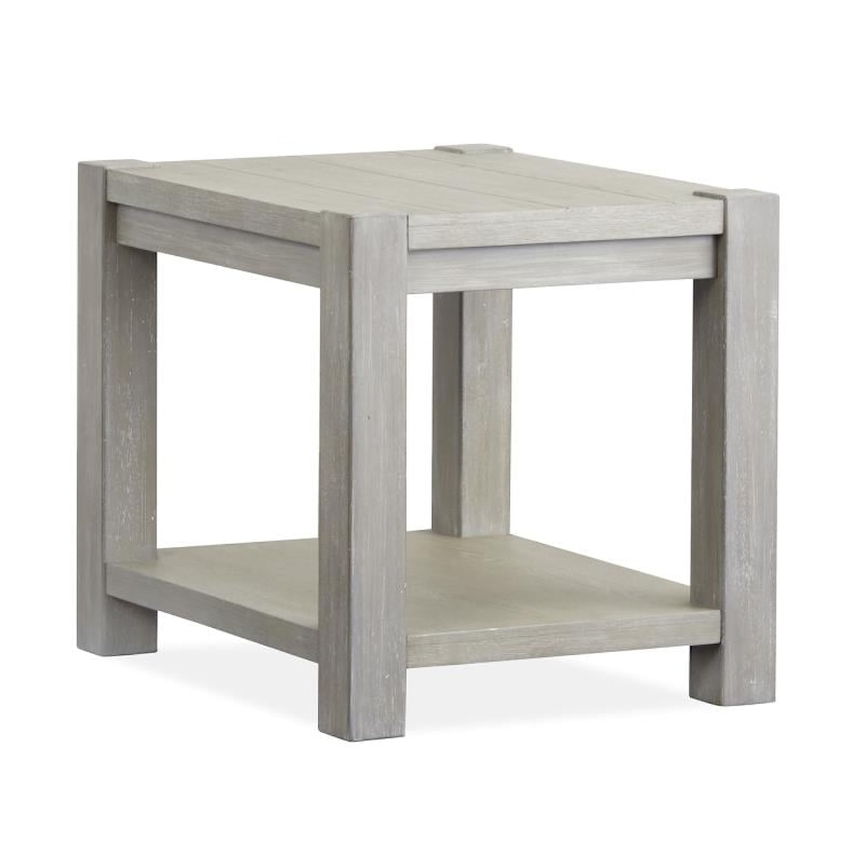 Magnussen Home Burgess Occasional Tables Rectangular End Table