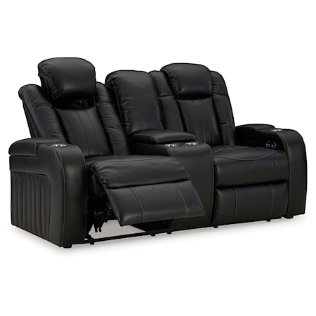 Power Reclining Loveseat With Console