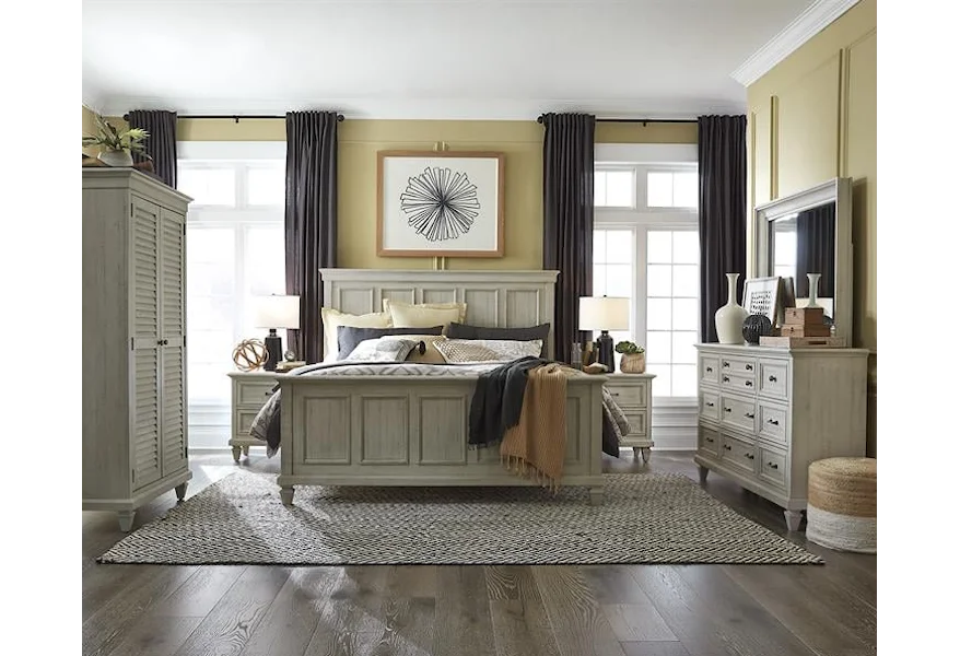 Newport Bedroom 6-Piece King Bedroom Set by Magnussen Home at Stoney Creek Furniture 