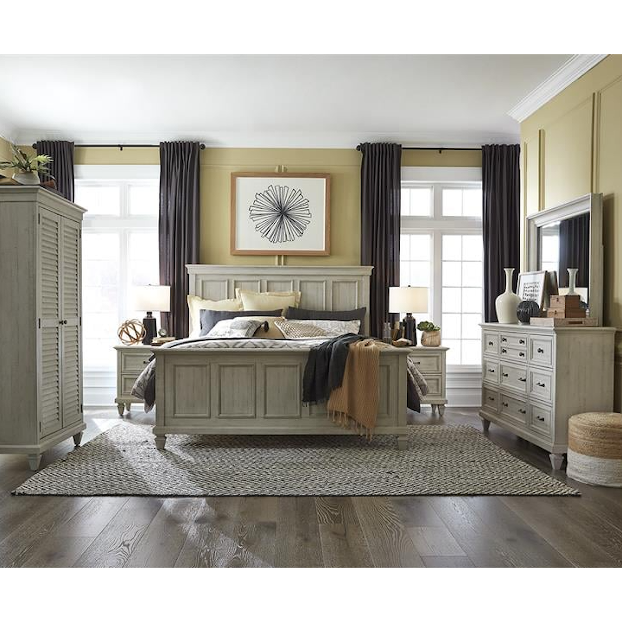 Magnussen Home Newport Bedroom 6-Piece King Bedroom Set