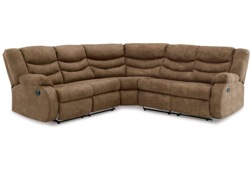 Contemporary 2-Piece Reclining Sectional