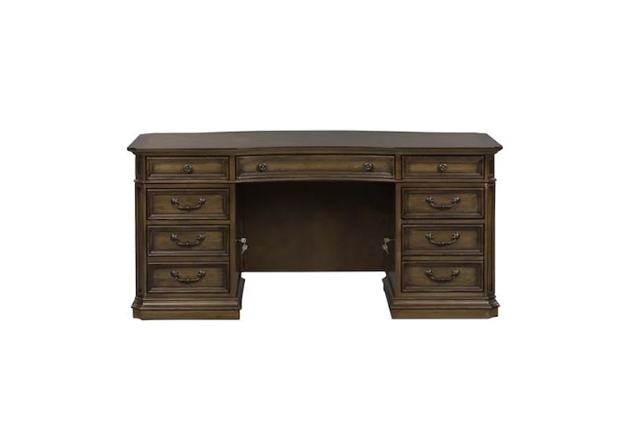 Amelia--487 Jr Executive Desk by Liberty Furniture at Novello Home Furnishings