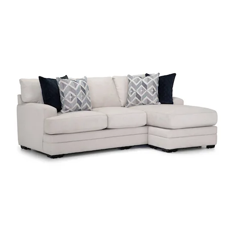 Contemporary Sofa with Reversible Chaise