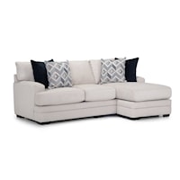 Contemporary Sofa with Reversible Chaise