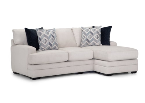 Contemporary Sofa with Reversible Chaise