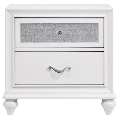 Barzini 2-drawer Nightstand