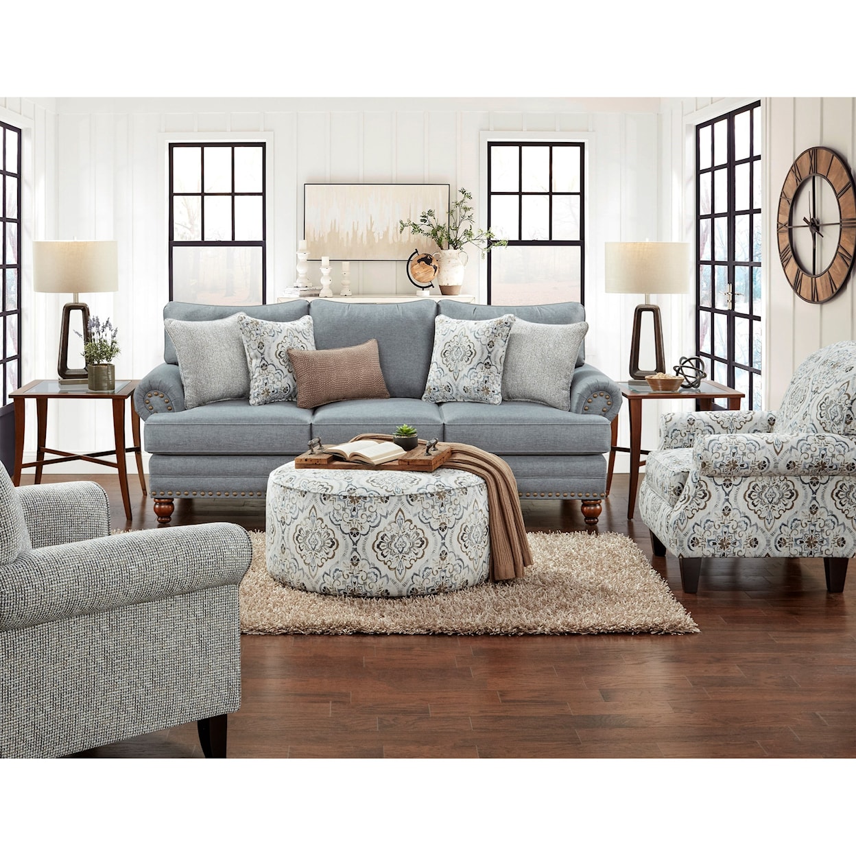 VFM Signature 2820KP BATES CHARCOAL Living Room Group