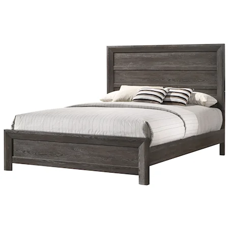 Contemporary Queen Panel Bed