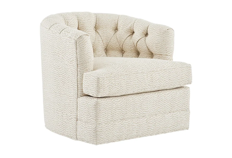 Barclay Butera Upholstery Cliffhaven Swivel Chair by Barclay Butera at Baer's Furniture