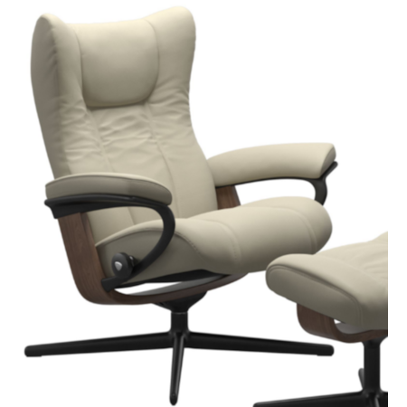 Medium Reclining Chair with Cross Base