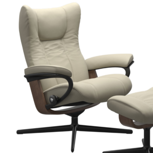Medium Reclining Chair with Cross Base