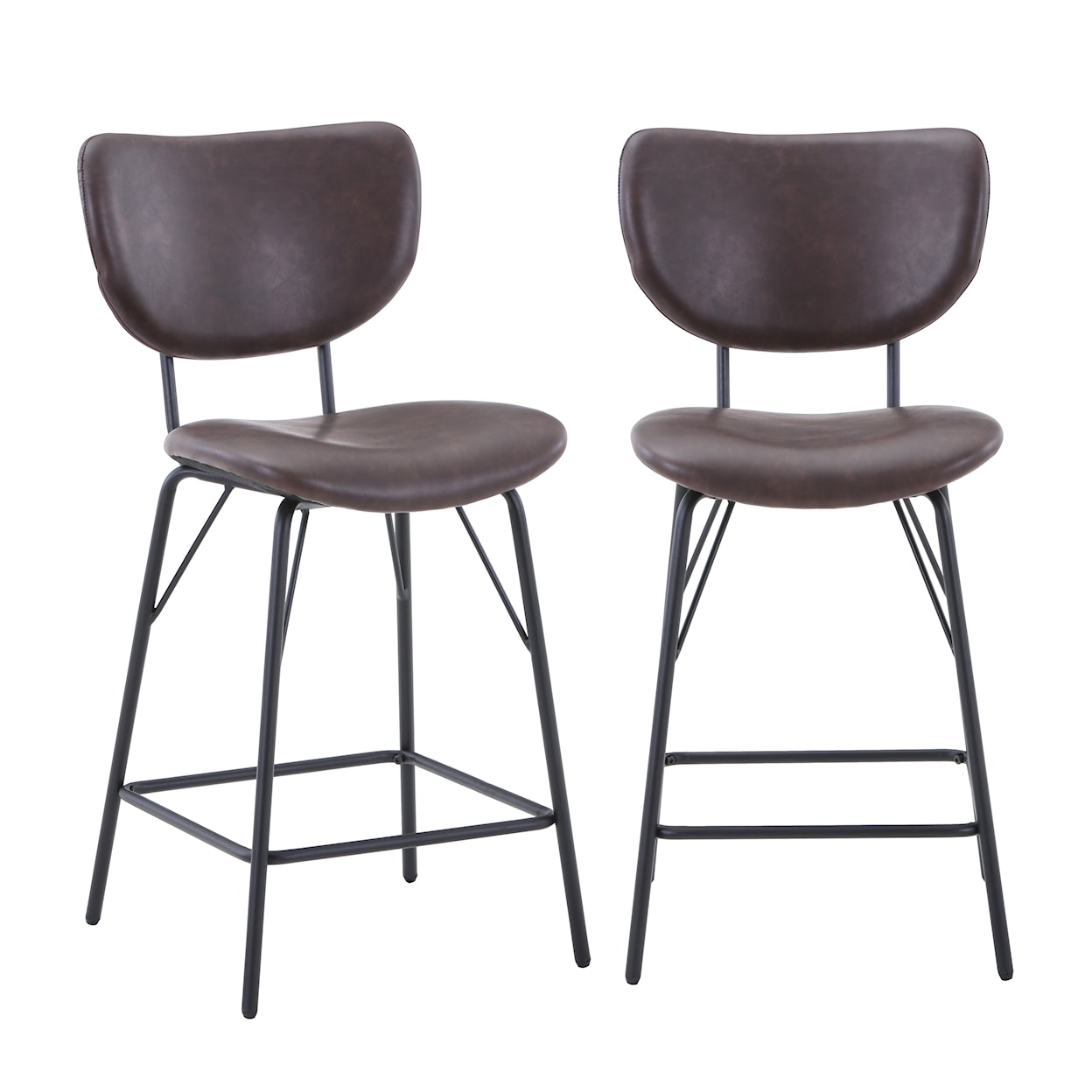 Belfort Essentials Owen Brown Counter Height Stool