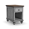 Flexsteel Wynwood Collection Plymouth Chairside Table