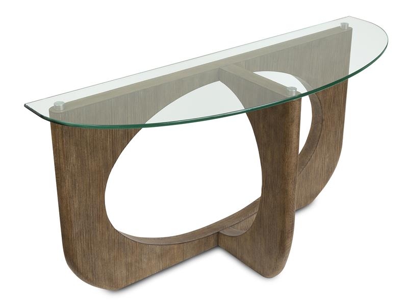 Semi-Circle Sofa Table