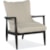 Shown in discontinued fabric, 400500-80 and Corsica Dark finish