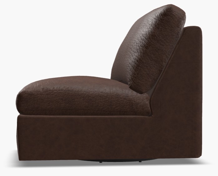 Madison Finished Armless Swivel Chair