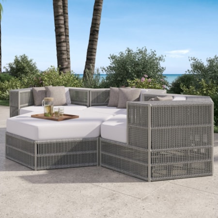 4-pc. Hex Lounge Modular Seating Group