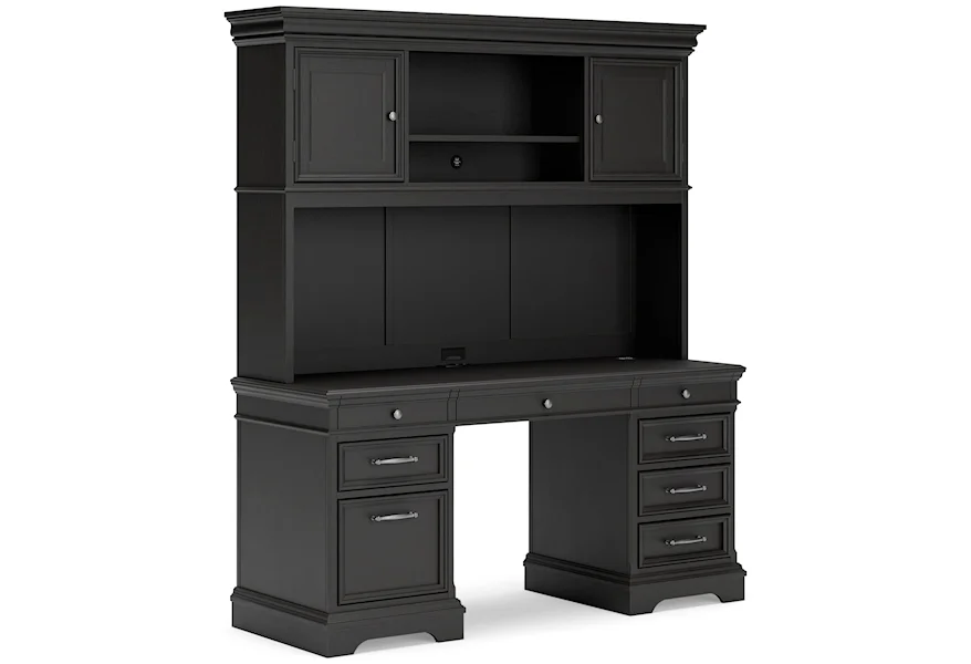 Beckincreek Credenza & Hutch by Signature Design by Ashley at Pilgrim Furniture City