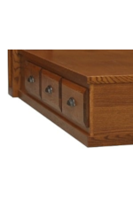 Wolfcraft Summit Transitional Queen Storage Bed with Bookshelf Headboard