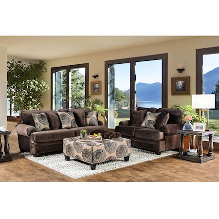 Sofa and Loveseat Set