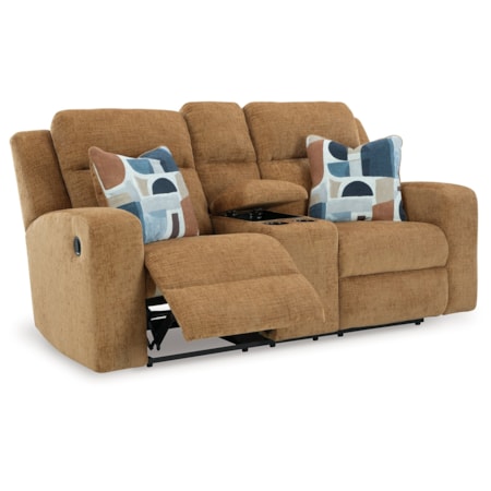 Reclining Loveseat With Console