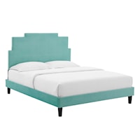 Performance Velvet Twin Platform Bed