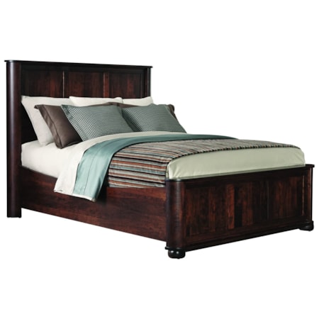 Queen Panel Bed Low Footboard