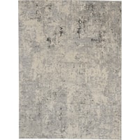 9'3" x 12'9" Grey/Beige Rectangle Rug