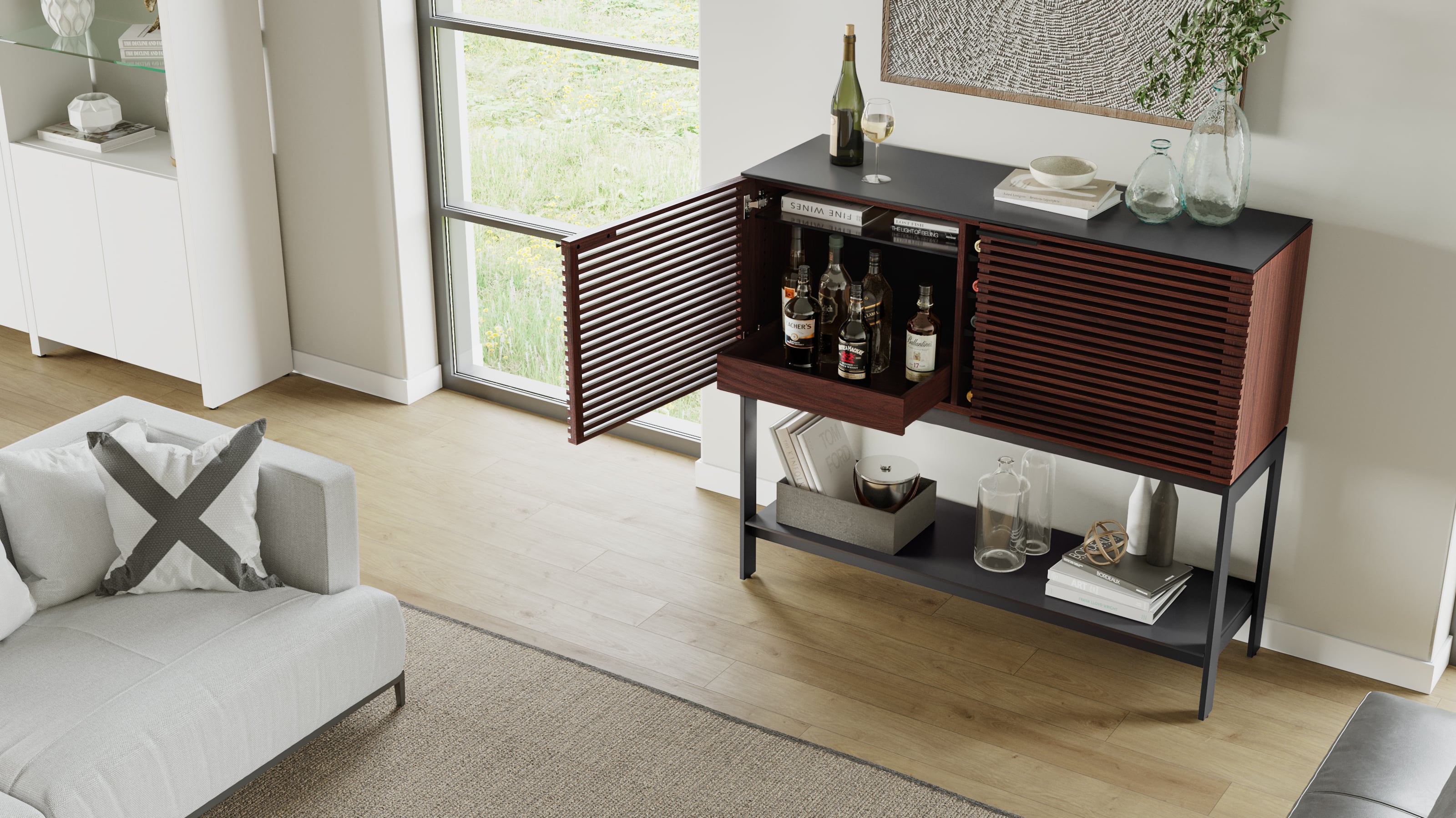 BDI Corridor Bar Cabinet