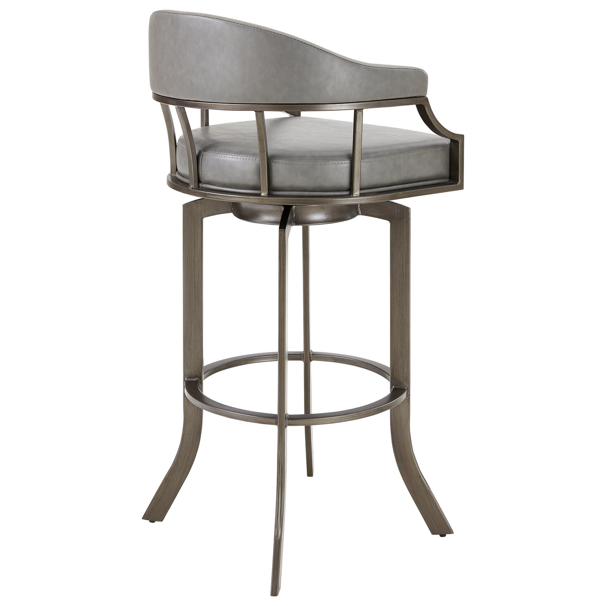 Armen Living Edy Swivel Bar Stool